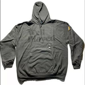 Hearthstone Men's Hoodie (Size 4XL) Well Played Graphic Hoodie - Grey - New